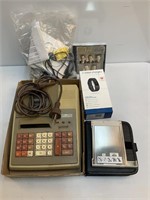 vintage Counting Machine and other Electronics