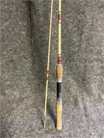 Fiberglass Fishing Rod with Cork Handle 7'-3"