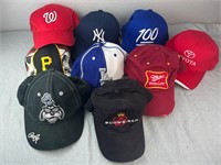 Huge Lot of Graphic Team Baseball Hats