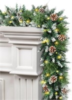 9 Ft Prelit Christmas Garlands with 100 Lights