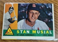 1960 Topps #250 Stan Musial MLB Cardinals