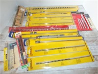 BORERS, DRILL BITS, AUGER BITS, SOME NEW
