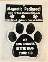 Large Auto Paw Magnet (A)