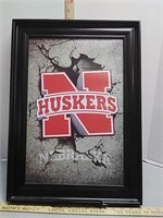Huskers Wall Hanging 12" X 18"