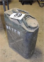 Metal Water Canister - 18" Tall