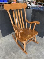 Solid wood rocking chair