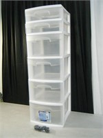 Tall Sterilite 6~Drawer storage w/ wheels