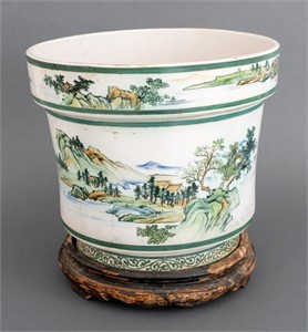Chinese Porcelain Planter, late 20th C