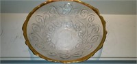 Beautiful Large Glass Decorative Bowl