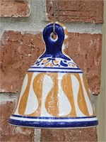 Hanging Outdoor Decor, Ceramic Bell