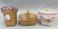 3 Horizon of Hope Baskets - Longaberger With