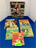 Lot of 6 1950's ROY ROGERS DALE EVANS Books