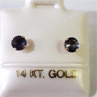 14K Iolite(0.46ct) Earrings