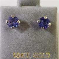 $440 10K Tanzanite(1.5ct) Earrings