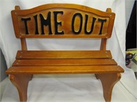 Kid's "Time Out" Solid Wood Bench