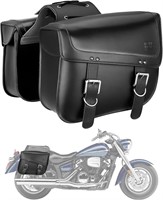Motorcycle Saddlebags, 30L Large Capacity Black