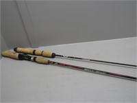 Fenwick Legacy spinning rod and a Bass Pro Shop