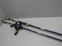 (2) St. Croix Legend Tournament casting rods with