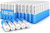 Voniko - Premium Grade AAA Batteries -100 Pack -