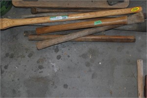 wooden handles for axes, etc