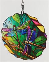 Dragonfly Stained Acrylic Window Hanging