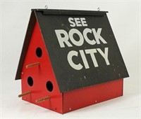 Late 20th Century "See Rock City" Bird House