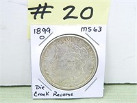 1899o Morgan – MS63 (Die Crack Reverse