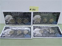 (4) Susan B P/D/S Dollar Sets 1979, 80, 81,