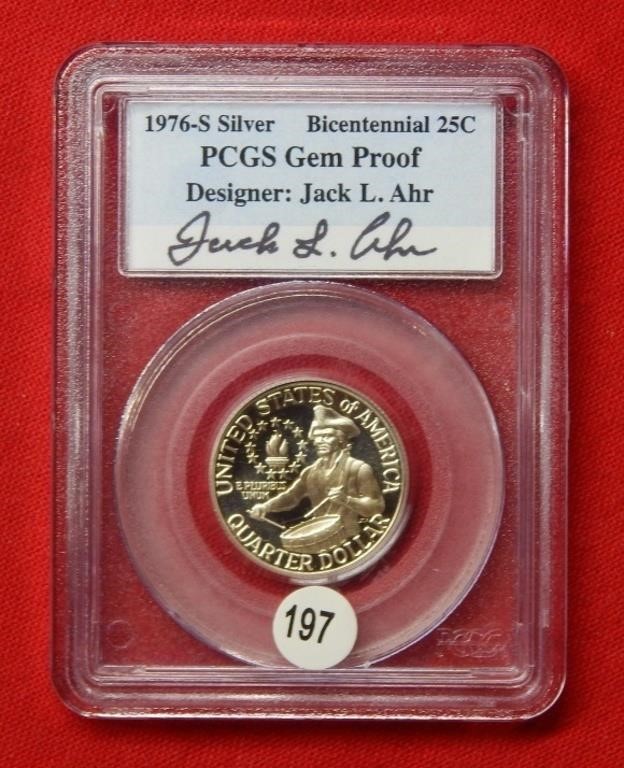 1976 S Washington Silver Quarter PCGS Gem Proof