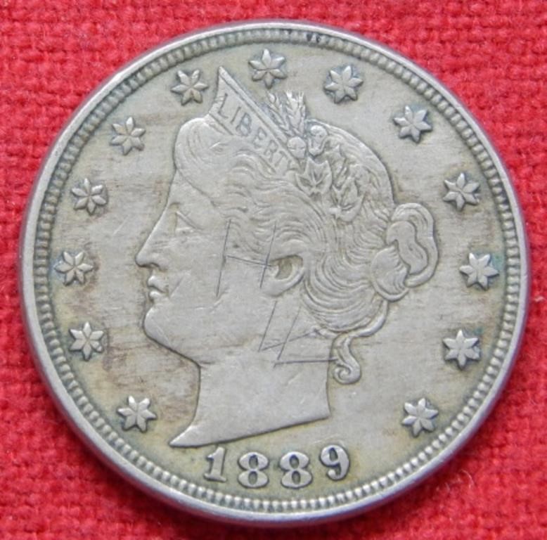 1889 Liberty V Nickel