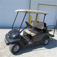 '08 Club Car, gas golf cart w/flip over rear seat