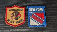 2 1960's OPC Hockey Crest Chicago Rangers