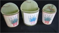 (3) Nesting Planter Pots Hand Made