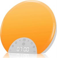 Sunrise Alarm Clock with Dual Alarms  7 Sounds
