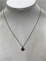STERLING SILVER TEXAS NECKLACE