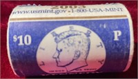 2003-P Uncir Mint Wrapped Kennedy Halves