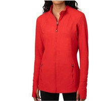 Tuff Veda Women's SM Activewear Yoga Jacket, Red