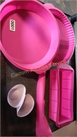 SILICONE RUBBER BAKEWARE 5 PIECES