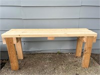 Handmade Bench 4 ft long