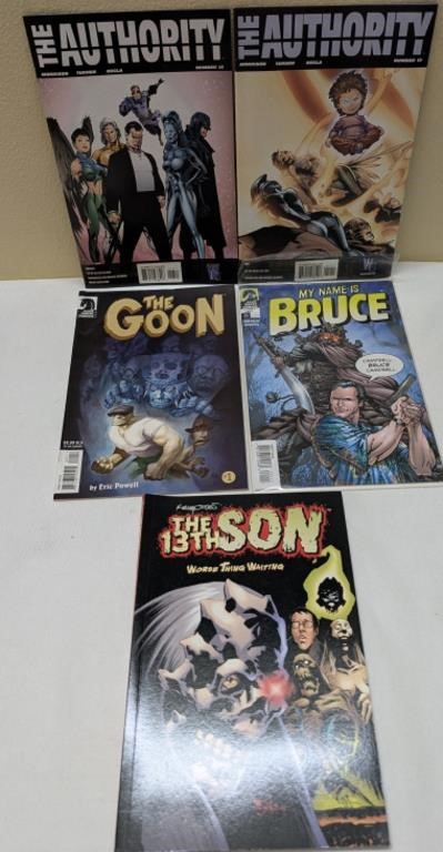 The Authority, The Goon, My name is Bruce, Comics