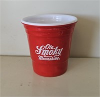 Red Solo Cup Ole Smokey Shot Glass