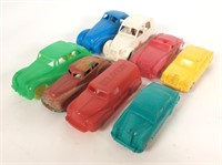 (8) Vintage Plastic Cars