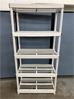 Keter Plastic Shelf Unit 35.5"x18”x73.5”