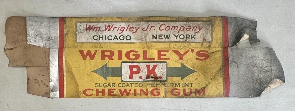 Old Wrigley’s chewing gum box 18in x 8in