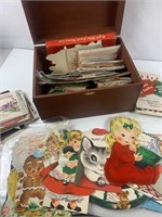 Dozens of early 50’s used greeting cards