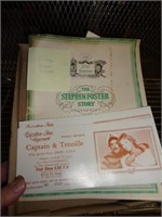 VINTAGE PROGRAMS & TICKETS