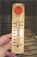 VINTAGE METAL COKE THERMOMETER