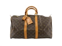 Louis Vuitton Monogram Keepall 45 Boston Bag