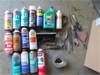 Garage spray cans