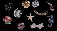 Weiss & Hollywood Drama Brooches